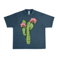 Midnight Navy cactus 4 Urban Heavy Tee - JahusDesignShop