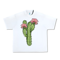 White cactus 4 Urban Heavy Tee - JahusDesignShop