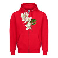 Mock Oranges Illustrations Zipper Hoodie | Teevron