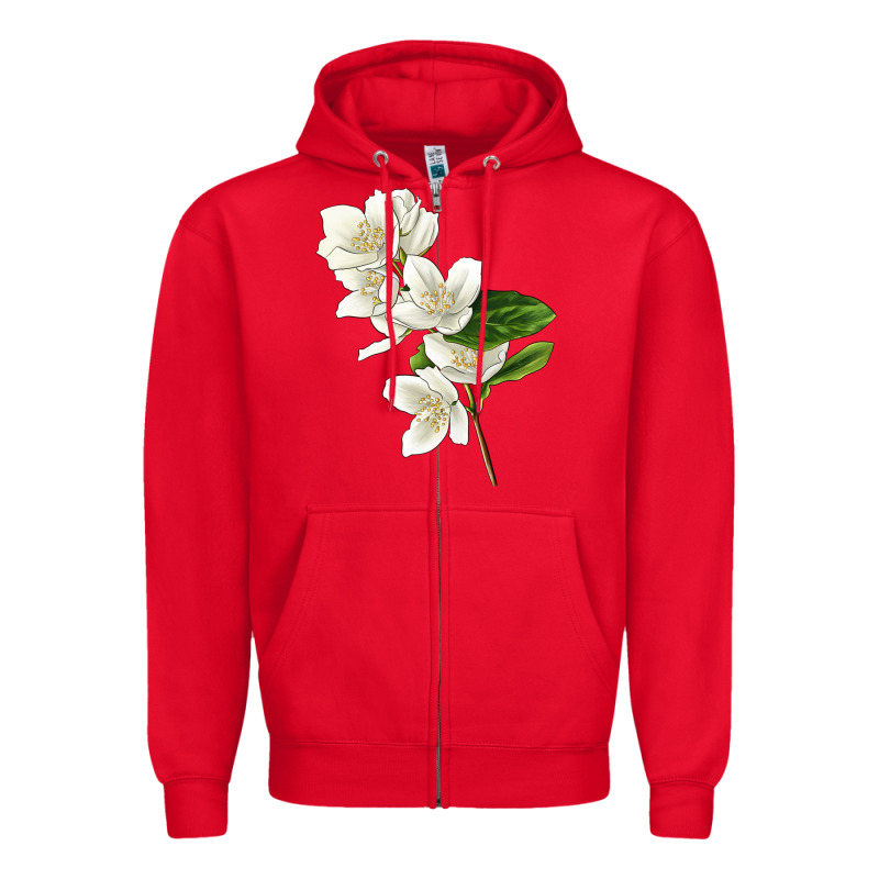 Mock Oranges Illustrations Zipper Hoodie by LillyAllenDesigns | Teevron