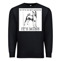 Black basenji funny dog lover gift t shirt Premium Sweatshirt - lanVoArt