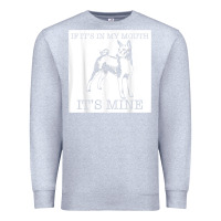 Heather Grey basenji funny dog lover gift t shirt Premium Sweatshirt - lanVoArt