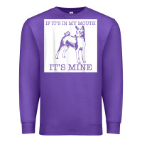 Purple basenji funny dog lover gift t shirt Premium Sweatshirt - lanVoArt