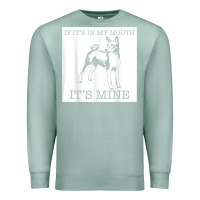 Seafoam basenji funny dog lover gift t shirt Premium Sweatshirt - lanVoArt
