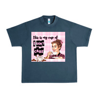 Midnight Navy retro housewife Urban Heavy Tee - TumblerDesignByShophia