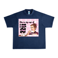 Navy retro housewife Urban Heavy Tee - TumblerDesignByShophia