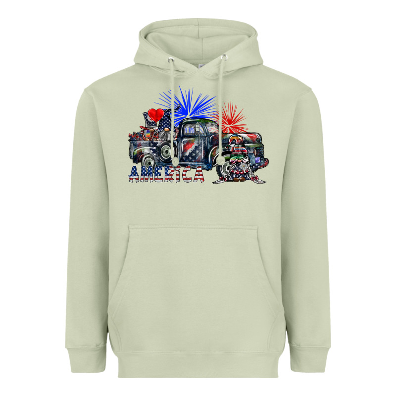 America Heavyweight Hoodie by SublimationCraftShop | Teevron