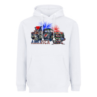 White america Heavyweight Hoodie - SublimationCraftShop