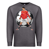 Charcoal Heather cr7 soccer fan Premium Sweatshirt - lanVoArt