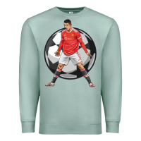Seafoam cr7 soccer fan Premium Sweatshirt - lanVoArt