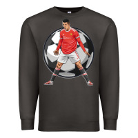 Smoke cr7 soccer fan Premium Sweatshirt - lanVoArt