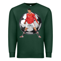 Sports Green cr7 soccer fan Premium Sweatshirt - lanVoArt