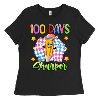 Black 100 days sharper Ladies Tee - Artiststas