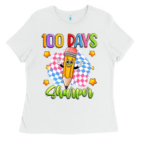 White 100 days sharper Ladies Tee - Artiststas