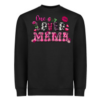 Black one loved mama valentine's day Heavyweight Sweatshirt - FaDigitalArtStudio