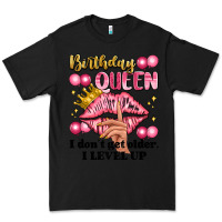 Black birthday queen i dont get older i level up Premium Tee - Artiststas