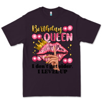 Plum birthday queen i dont get older i level up Premium Tee - Artiststas