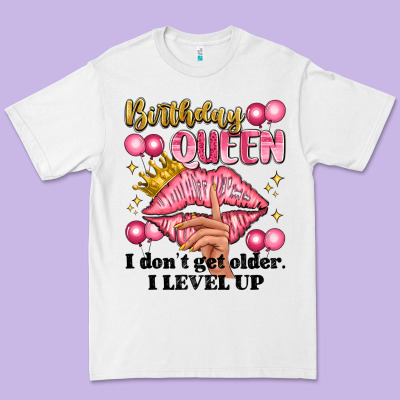 Birthday Queen I Dont Get Older I Level Up Premium Tee Designed By Artiststas