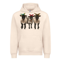 Sandshell 3 sheeps suffolk ewe with bandana Urban Hoodie - BarkalooDesign