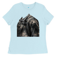 Baby Blue english pointer us army Ladies Tee - RanaPortraitStore