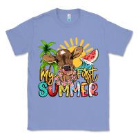 Colony Blue My first summer baby cow Classic Tee - NancyCooperArtShop