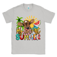 Moon Dust My first summer baby cow Classic Tee - NancyCooperArtShop
