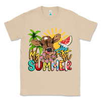 Mushroom My first summer baby cow Classic Tee - NancyCooperArtShop