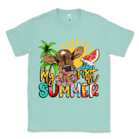 Seafoam My first summer baby cow Classic Tee - NancyCooperArtShop