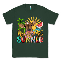 Sports Green My first summer baby cow Classic Tee - NancyCooperArtShop