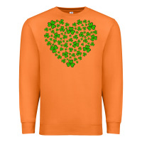 Carrot shamrock heart Premium Sweatshirt - Artiststas