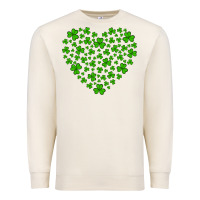 Sandshell shamrock heart Premium Sweatshirt - Artiststas