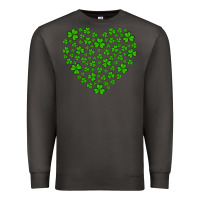 Smoke shamrock heart Premium Sweatshirt - Artiststas