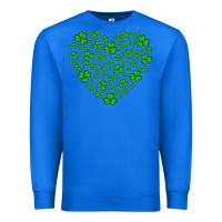 True Royal shamrock heart Premium Sweatshirt - Artiststas