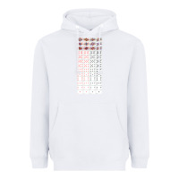 White deck of cards   joke gifts   playing cards Heavyweight Hoodie - lanVoArt