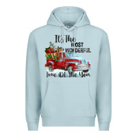 Blue Mist it's the most wonderful time of the year Premium Hoodie - FaDigitalArtStudio