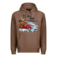 Chestnut it's the most wonderful time of the year Premium Hoodie - FaDigitalArtStudio