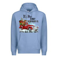Colony Blue it's the most wonderful time of the year Premium Hoodie - FaDigitalArtStudio