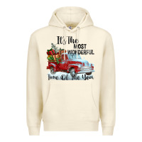 Sandshell it's the most wonderful time of the year Premium Hoodie - FaDigitalArtStudio