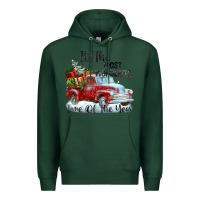 Sports Green it's the most wonderful time of the year Premium Hoodie - FaDigitalArtStudio