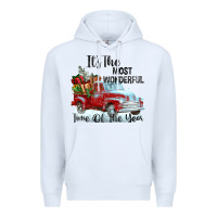 White it's the most wonderful time of the year Premium Hoodie - FaDigitalArtStudio