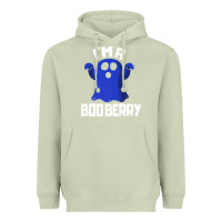 Matcha Boo Berry Halloween Funny Blueberry for Berries Fans Premium Heavyweight Hoodie - lanVoArt