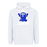 White Boo Berry Halloween Funny Blueberry for Berries Fans Premium Heavyweight Hoodie - lanVoArt