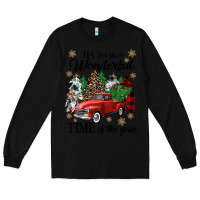 Black its the most wonderful time of the year Long Sleeve Tee - CowGirlArtShop