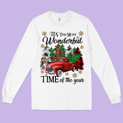 Its The Most Wonderful Time Of The Year Long Sleeve Tee Designed By Cowgirlartshop