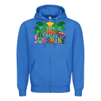 True Royal My Favorite Coloris Sunshine Zipper Hoodie - CowhideDigitalArt
