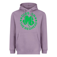 Lavender dibs on the redhead  st patricks day Heavyweight Hoodie - lanVoArt