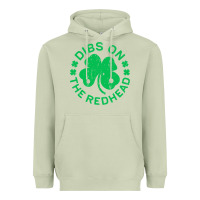 Matcha dibs on the redhead  st patricks day Heavyweight Hoodie - lanVoArt