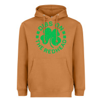 Meerkat dibs on the redhead  st patricks day Heavyweight Hoodie - lanVoArt