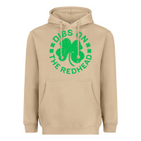 Mushroom dibs on the redhead  st patricks day Heavyweight Hoodie - lanVoArt