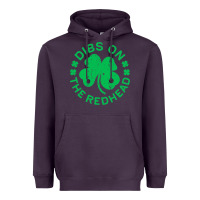 Plum dibs on the redhead  st patricks day Heavyweight Hoodie - lanVoArt